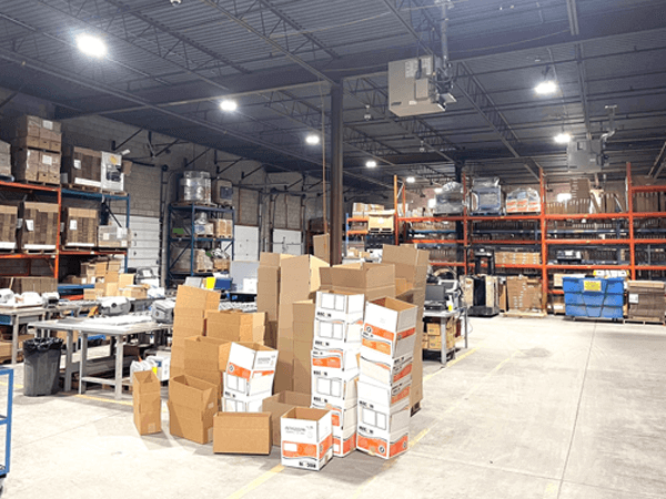 Warehouse Lighting, Warehouse Lighting Canada, High Bay Occupancy Sensor, Industrial Motion Sensor Lights, LED Lights For Warehouse, Warehouse Lighting Retrofits and Warehouse Lighting Controls from Swantech